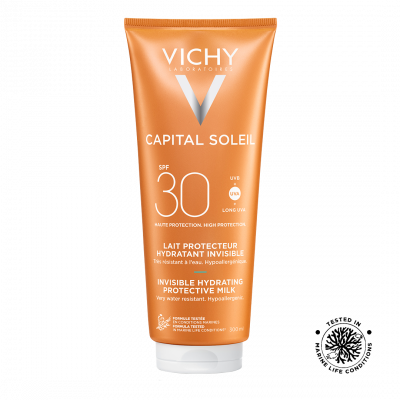 Vichy Capital Soleil hidratáló naptej arcra és testre SPF30