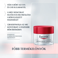 Eucerin Hyaluron-Filler + Volume-Lift Bőrfeszesítő nappali arckrém normál, vegyes bőrre SPF15