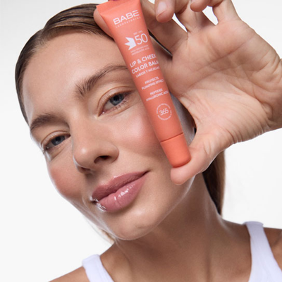 Babé Sun Lip & Cheek Color Balm SPF 50 Nude