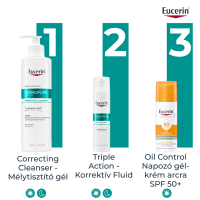 Eucerin DermoPure Clinical Correcting Cleanser - Mélytisztító gél, 400ML kiszerelés