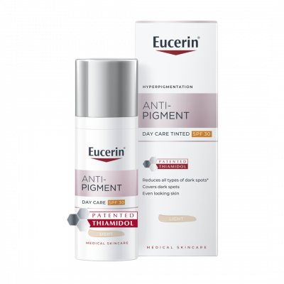 Eucerin Anti-Pigment színezett nappali arckrém light SPF30