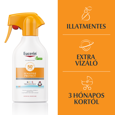 Eucerin Sun Sensitive Protect Gyermek napozó spray SPF50+