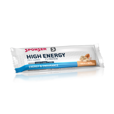 Sponser High Energy energiaszelet 45g, SÓS MOGYORÓ kiszerelés