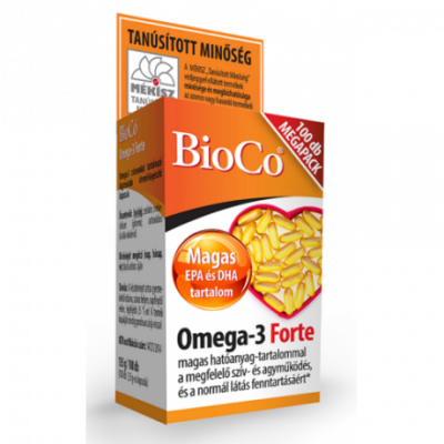 BioCo Omega-3 Forte kapszula MEGAPACK