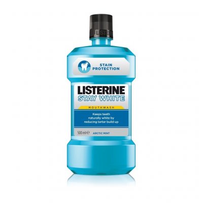 Listerine STAY WHITE szájvíz, 500ML kiszerelés