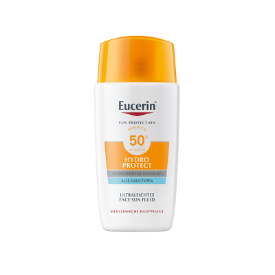 Eucerin Sun Hydro-Protect ultra könnyű napozó fluid arcra SPF50+