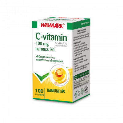 Walmark C-vitamin 100mg rágótabletta narancs