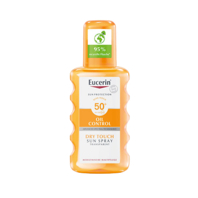 Eucerin Sun Oil Control Dry Touch színtelen napozó spray SPF50+
