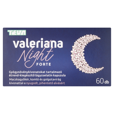 Valeriana Night Forte kapszula, 60X kiszerelés