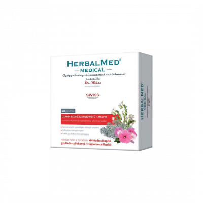 Herbalmed Medical gyógynövény pasztilla, 20X kiszerelés