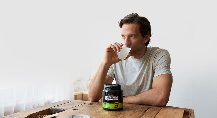 BioTechUSA 100% Creatine Monohydrate italpor fogyasztása