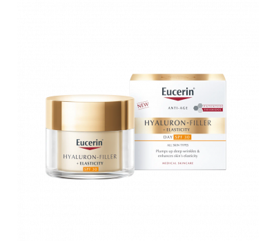 Eucerin Hyaluron-Filler + Elasticity bőrtömörséget regeneráló nappali arckrém FF30