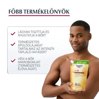 Eucerin pH5 Olajtusfürdő öko-utántöltő