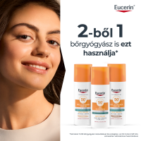 Eucerin Sun Oil Control színezett napozó gél-krém arcra light SPF50+