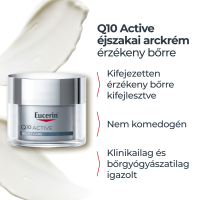 Eucerin Q10 Active Ránctalanító éjszakai arckrém