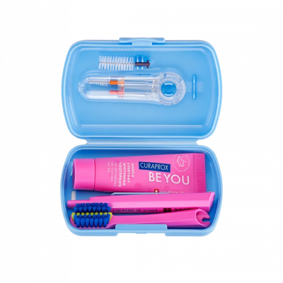 Curaprox Travel Set ORTHO KÉK - fogszabályozóhoz