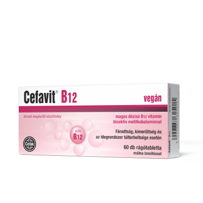 Cefavit B12-vitamin rágótabletta