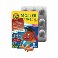 Möller's Omega-3 halacska gumivitamin kóla ízben