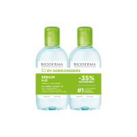 Bioderma Sébium H2O micellás víz (arc- és sminklemosó) - Micellafesztivál DUOPACK, 2X250ML kiszerelés