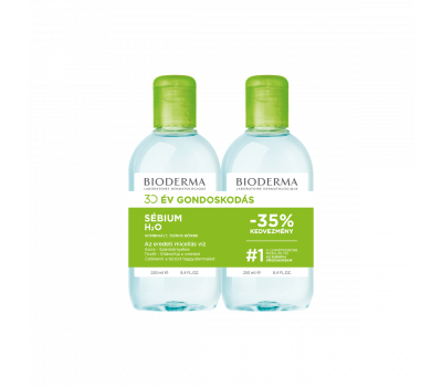 Bioderma Sébium H2O micellás víz (arc- és sminklemosó) - Micellafesztivál DUOPACK