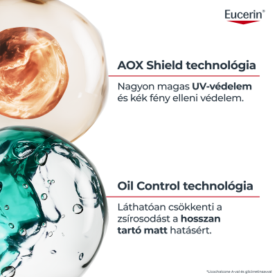 Eucerin Sun Oil Control napozó gél-krém arcra SPF50+