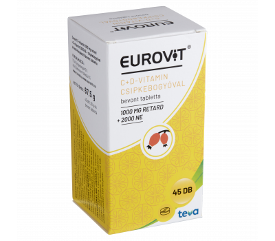 Eurovit C+D vitamin csipkebogyóval