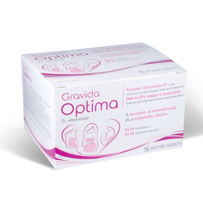 Gravida Optima filmtabletta +kapszula, 84+84 kiszerelés