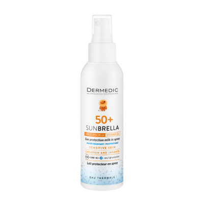 Dermedic Sunbrella baby napfényvédő tej spray