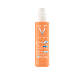 Vichy Capital Soleil vizes fluid spray gyerekeknek SPF50+ vízálló, arcra és testre