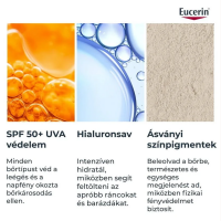 Eucerin Sun Hydro-Protect Ultrakönnyű színezett napozó fluid arcra SPF 50+ Light