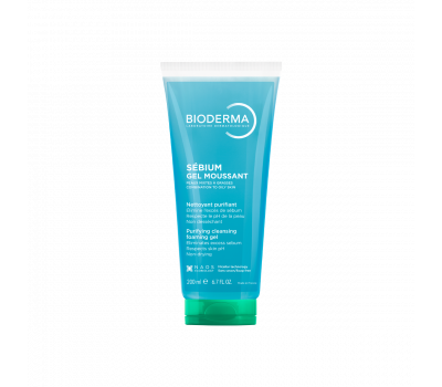 Bioderma Sébium Moussant Tisztító habzó gél