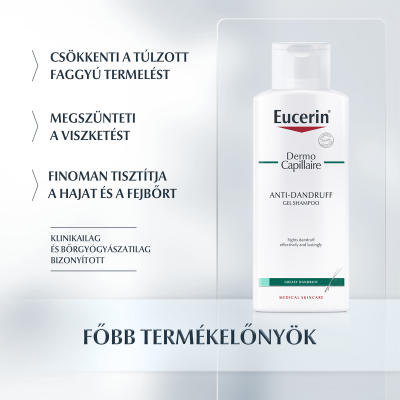 Eucerin DermoCapillaire Korpásodás elleni sampon zsíros korpára