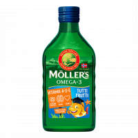 Möller's Tőkehalmájolaj tutti-frutti