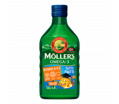 Möller's Tőkehalmájolaj tutti-frutti