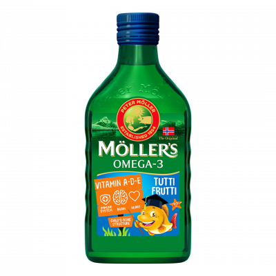 Möller's Tőkehalmájolaj tutti-frutti