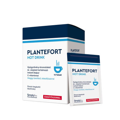 Plantefort Hot drink italpor meggy ízben, 12X kiszerelés