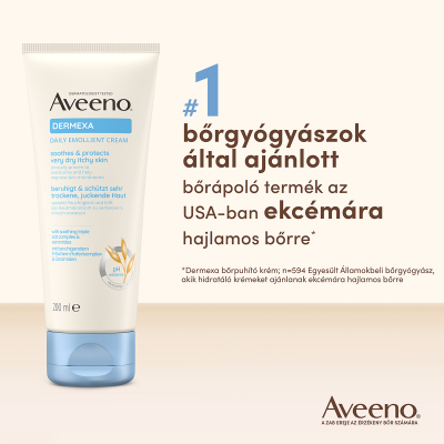 Aveeno® Dermexa bőrpuhító illatmentes krém