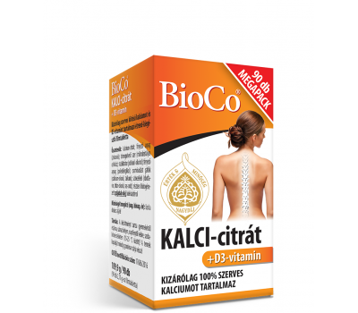 BioCo KALCI-citrát + D3-vitamin MEGAPACK