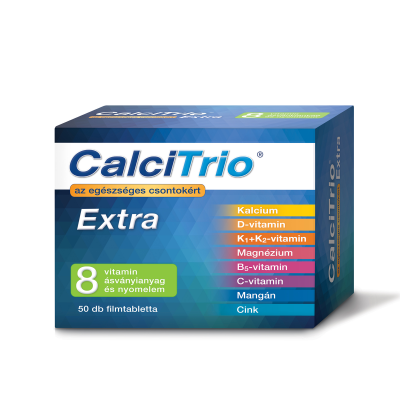 CalciTrio Extra filmtabletta, 50X kiszerelés