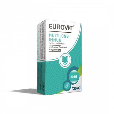 Eurovit Multilong immun kapszula, 30X kiszerelés