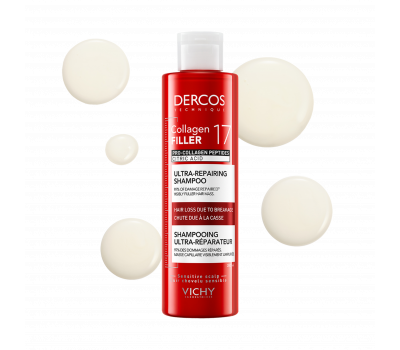 Vichy Dercos Collagen 17 Filler ultra-regeneráló sampon