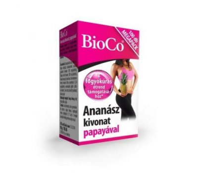 BioCo Ananász kivonat papayával tabletta MEGAPACK