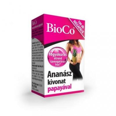 BioCo Ananász kivonat papayával tabletta MEGAPACK