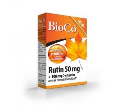 BioCo Rutin 50mg + 100mg C-vitamin tabletta