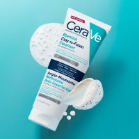 CeraVe pattanások elleni arctisztító krém agyaggal (Blemish Clay-to-Foam Cleanser)