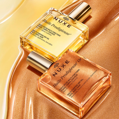 Nuxe Huile Prodigieuse® Or többfunkciós arany-csillámos száraz olaj spray arcra, testre, hajra, 50ML kiszerelés