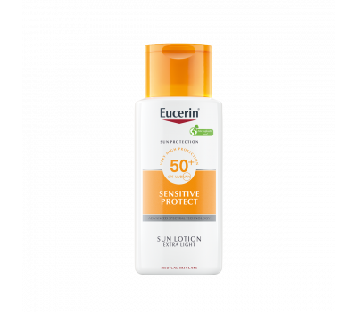 Eucerin Sun Sensitive Protect Extra könnyű naptej SPF50+