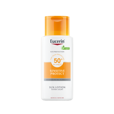 Eucerin Sun Sensitive Protect Extra könnyű naptej SPF50+