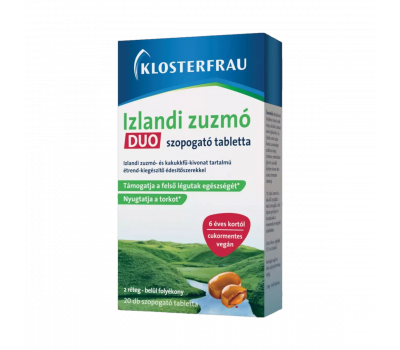 Klosterfrau Izlandi zuzmó DUO szopogató tabletta