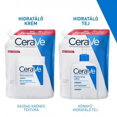 Cerave Hidratáló arc- és testápoló krém REFILL